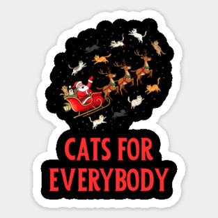 Cats For Everybody Sticker