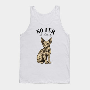 No Fur All Attitude Tank Top