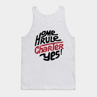 DC Home Rule Charter 1973 Retro Political Button Tank Top