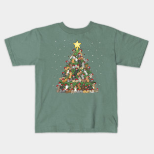 Christmas Cat Tree Kids T-Shirt