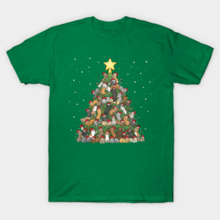 Christmas Cat Tree T-Shirt