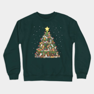 Christmas Cat Tree Crewneck Sweatshirt
