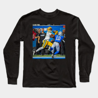 Dontayvion Wicks Catch Green Bay Packers vs Lions Detroit Long Sleeve T-Shirt