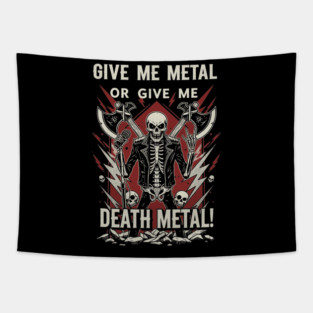 GIVE ME METAL Tapestry