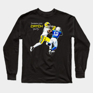 Dontayvion Wicks Catch Green Bay Packers vs Lions Detroit Long Sleeve T-Shirt