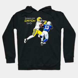 Dontayvion Wicks Catch Green Bay Packers vs Lions Detroit Hoodie