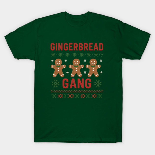 Gingerbread Gang T-Shirt by Demian Stipatio