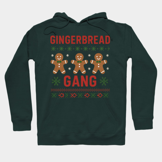 Gingerbread Gang Hoodie by Demian Stipatio