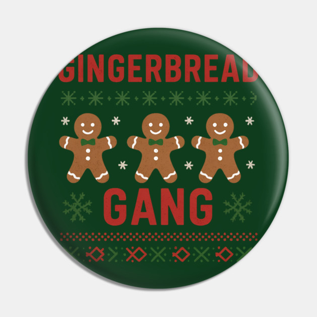 Gingerbread Gang Pin by Demian Stipatio