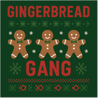 Gingerbread Gang Posters and Art