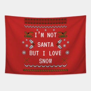 I'm not Santa but I love Snow Tapestry