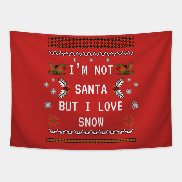 I'm not Santa but I love Snow Tapestry by Demian Stipatio