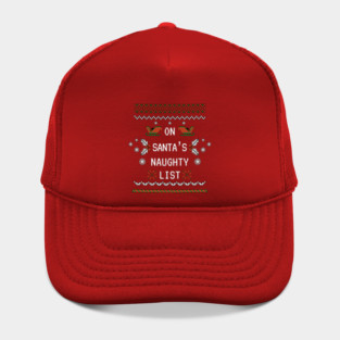 On Santa's Naughty List Hat
