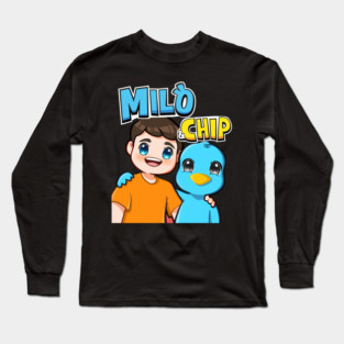Milo And Chip Merch Kids Fresh Art Long Sleeve T-Shirt