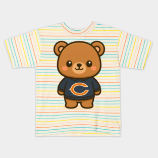 Chicago Bears Kawaii Kids T-Shirt