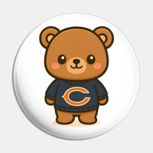 Chicago Bears Kawaii Pin