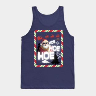 Party Santa Hoe Hoe Hoe Tank Top
