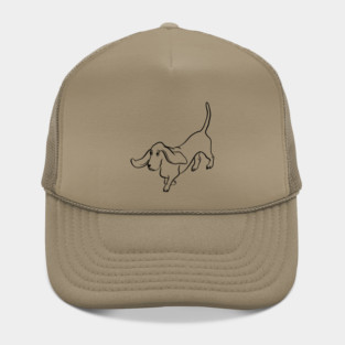 Trotting Basset Hound Hat