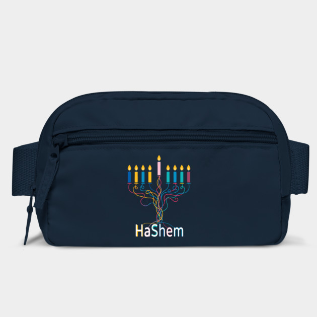 Colorful Menorah – Hashem by Thank HaShem