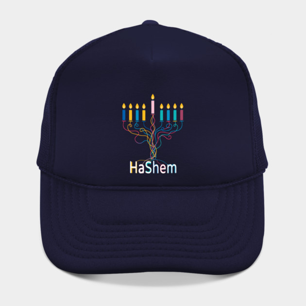 Colorful Menorah – Hashem by Thank HaShem