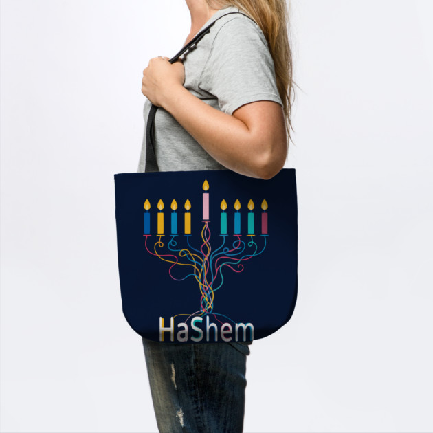Colorful Menorah – Hashem by Thank HaShem