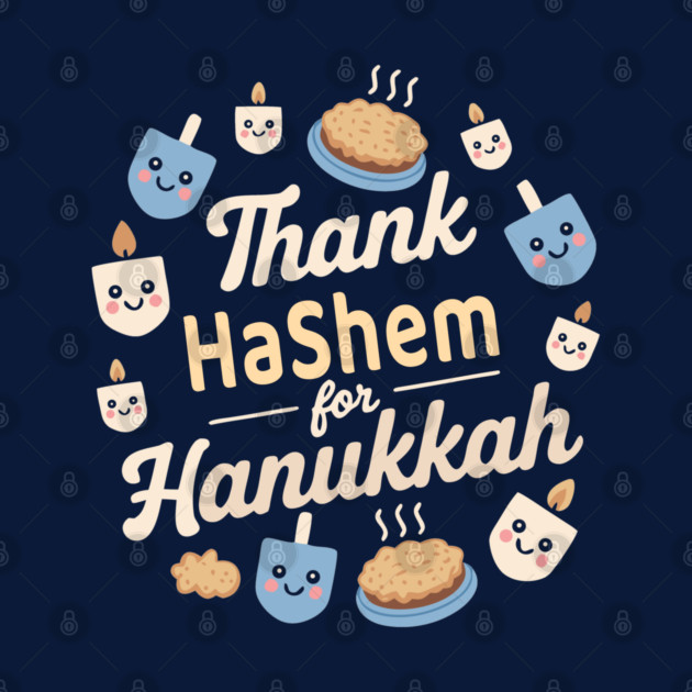 Thank Hashem for Hanukkah – Kawaii Pie & Candles by Thank HaShem