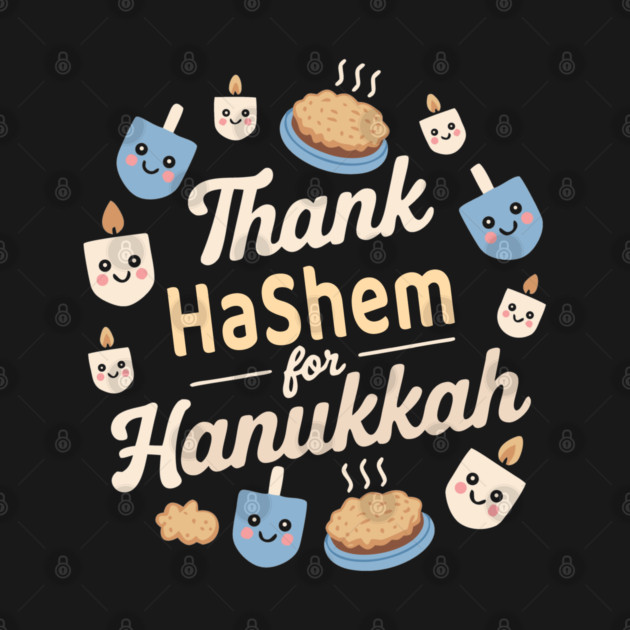 Thank Hashem for Hanukkah – Kawaii Pie & Candles by Thank HaShem