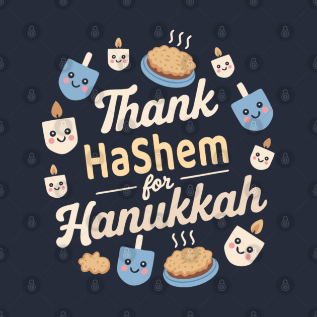 Thank Hashem for Hanukkah – Kawaii Pie & Candles by Thank HaShem