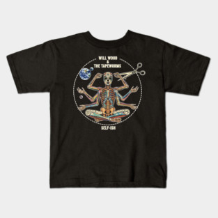 Will Wood Self-ish Design Kids T-Shirt