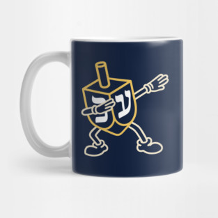 Jewish Dreidel Dab – Neon Knit Style Mug