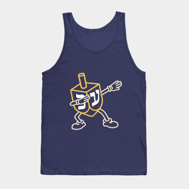 Jewish Dreidel Dab – Neon Knit Style Tank Top by Thank HaShem