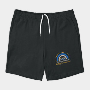 Be a Grateful Light – Modern Hanukkah Glow Shorts