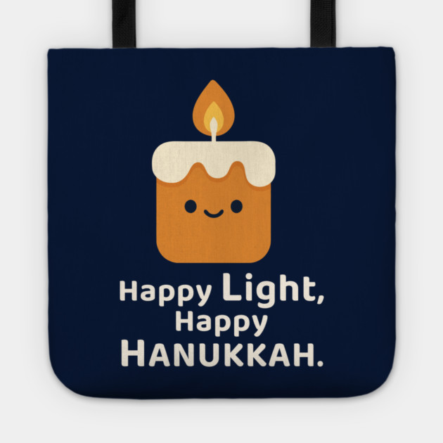 Happy Light, Happy Hanukkah – Kawaii Candle Tote by Thank HaShem