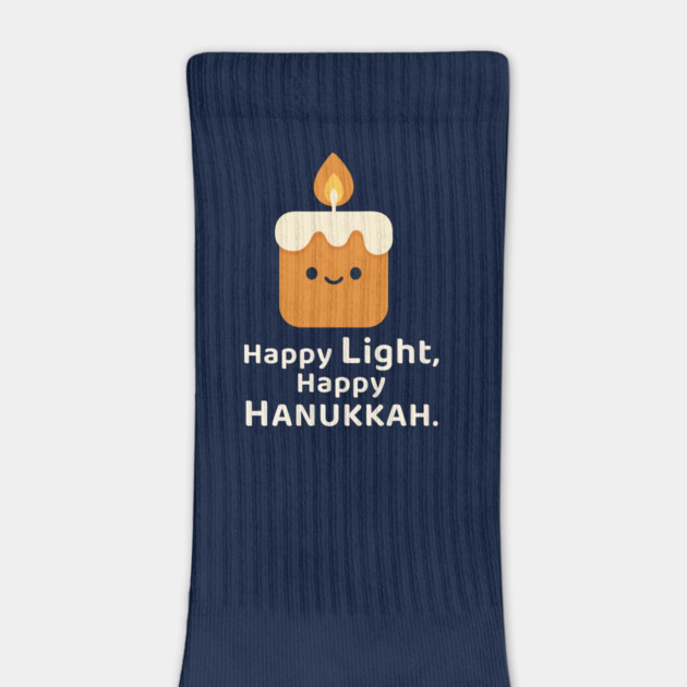 Happy Light, Happy Hanukkah – Kawaii Candle by Thank HaShem