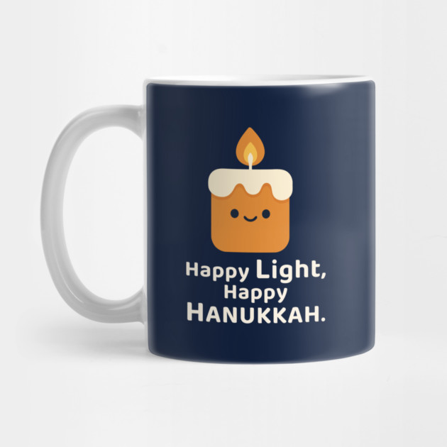 Happy Light, Happy Hanukkah – Kawaii Candle by Thank HaShem