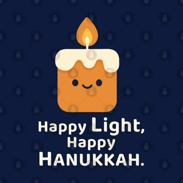 Happy Light, Happy Hanukkah – Kawaii Candle by Thank HaShem