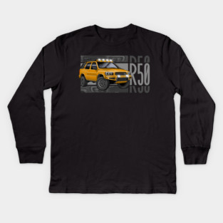 nissan pathfinder r50 4x4 Kids Long Sleeve T-Shirt