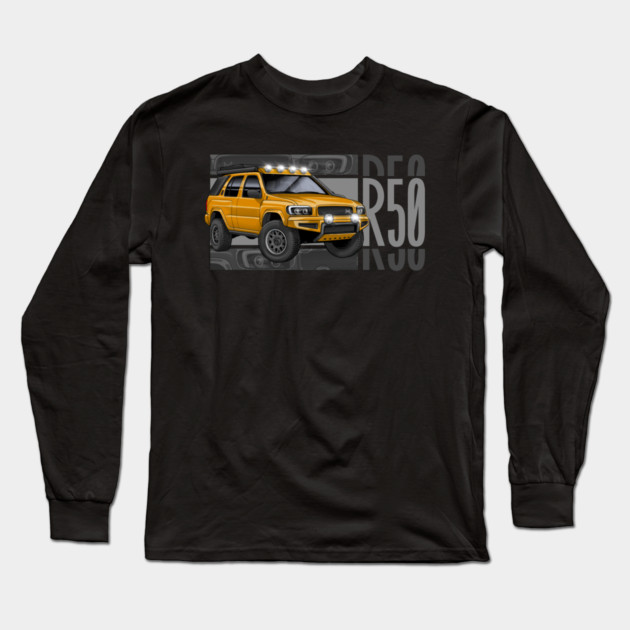 nissan pathfinder r50 4x4 Long Sleeve T-Shirt by monsalveautos