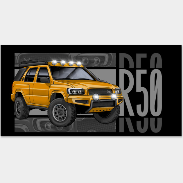 nissan pathfinder r50 4x4 Wall Art by monsalveautos