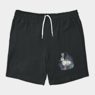 Mountain Hare with Purple Heather Meadow Shorts