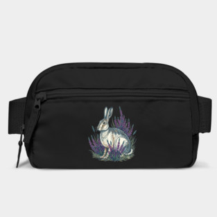 Mountain Hare with Purple Heather Meadow Bag