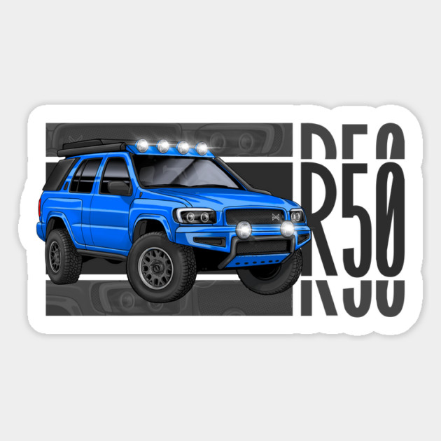 nissan pathfinder r50 offroad Magnet by monsalveautos