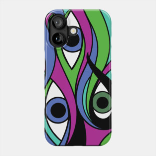 Trippy Eyeball Purple Phone Case