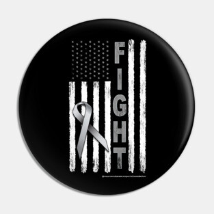 Brain Cancer Awareness Murica Pin