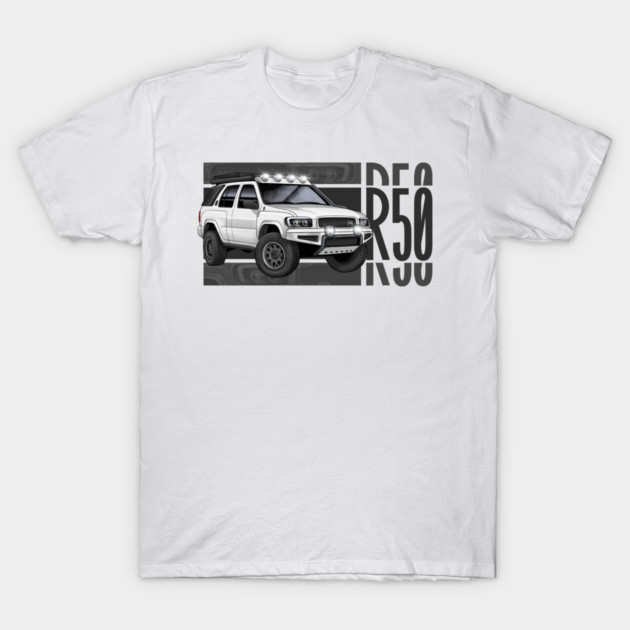 nissan pathfinder overlanding T-Shirt by monsalveautos
