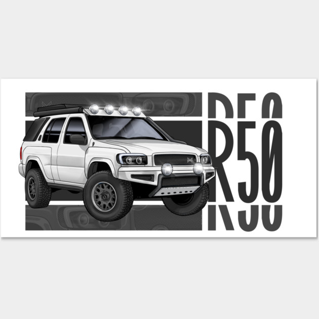 nissan pathfinder overlanding Wall Art by monsalveautos