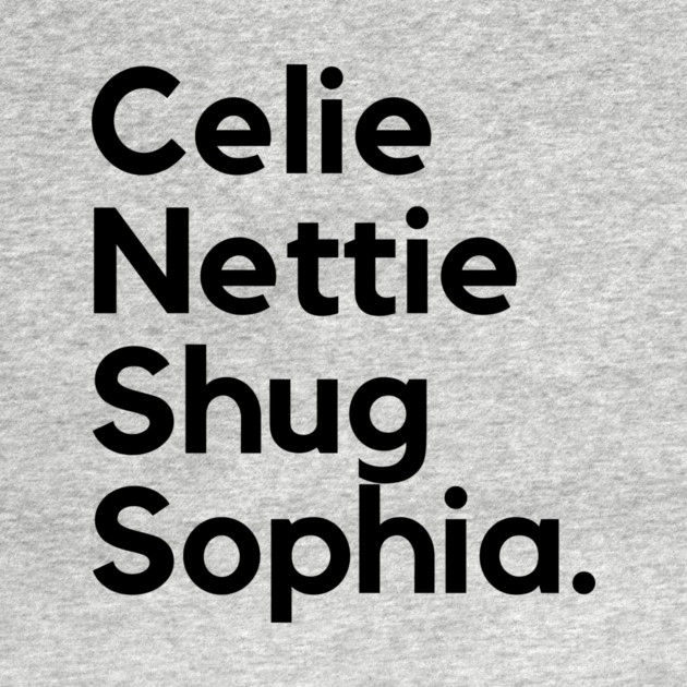 The Color Purple (Black) by BGP Originals