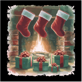 Christmas Stocking Posters and Art
