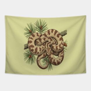Northern Pine Snake with Longleaf Branches Tapestry