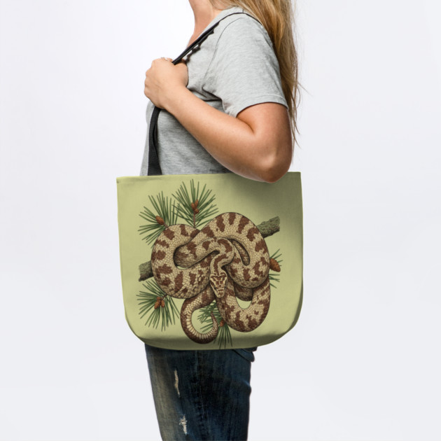 Northern Pine Snake with Longleaf Branches by BirdsnStuff